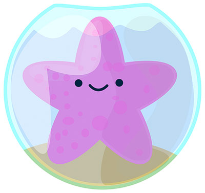 estrella de mar kawaii