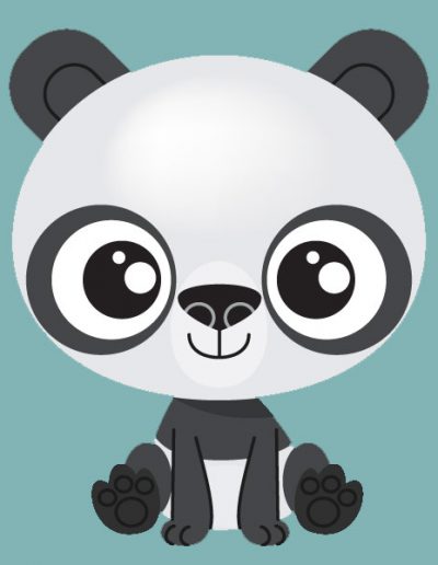 panda cute kawaii