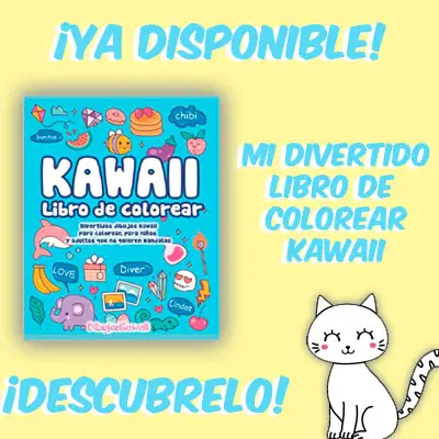 Libro de colorear kawaii